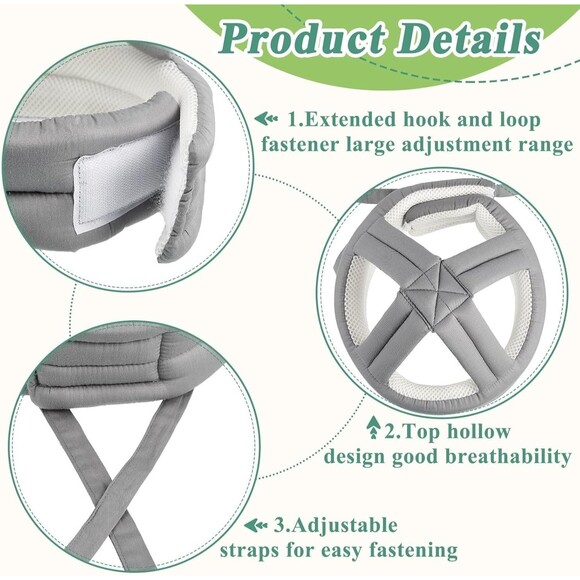 Elderly  Helmet, Safety Helmet Adjustable Breathable Head Protector NEW - Picture 10 of 16